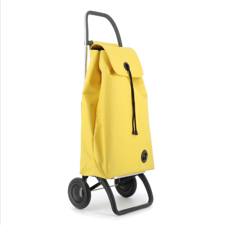 Rolser NEW I-Max MF Convert 2 Wheel Folding Shopping Trolley - Yellow — Floor Model