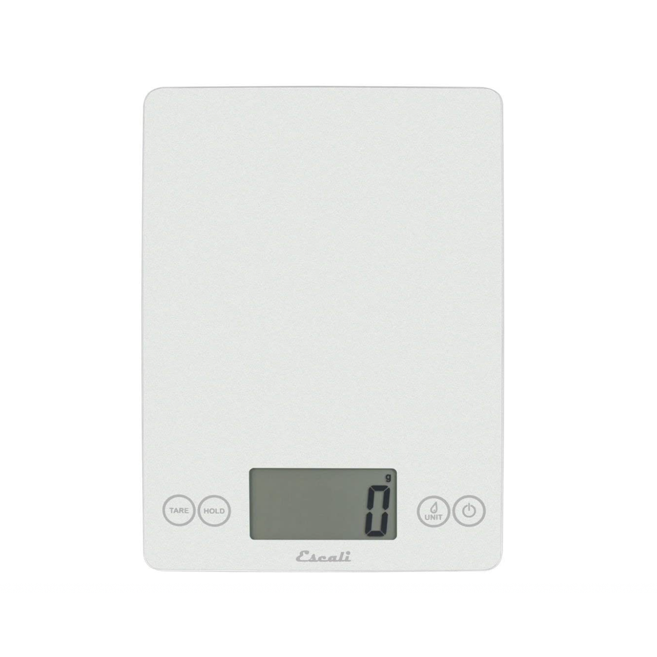 Escali Arti Glass Kitchen Scale - Frost White