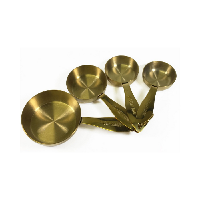 Maison Plus Gold Measuring Cups - Set of 4