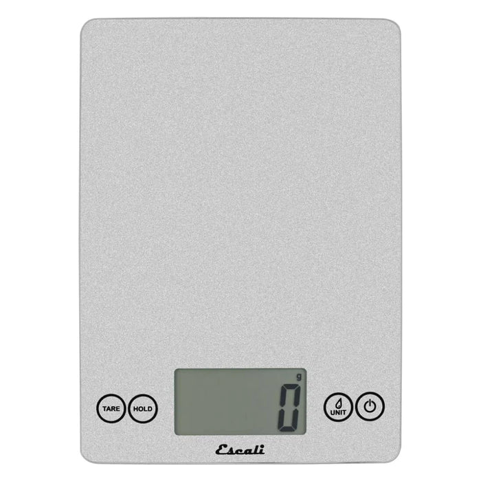 Escali Arti Glass Kitchen Scale - Shiny Silver