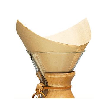 Carrés de filtre Chemex - non blanchis