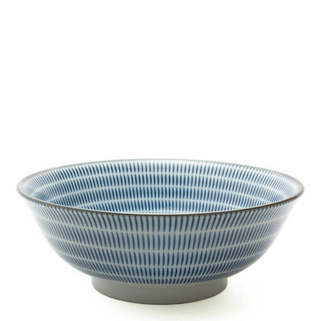 Miya Sen Colors Noodle Bowl - Blue / 7.75" x 2.75"