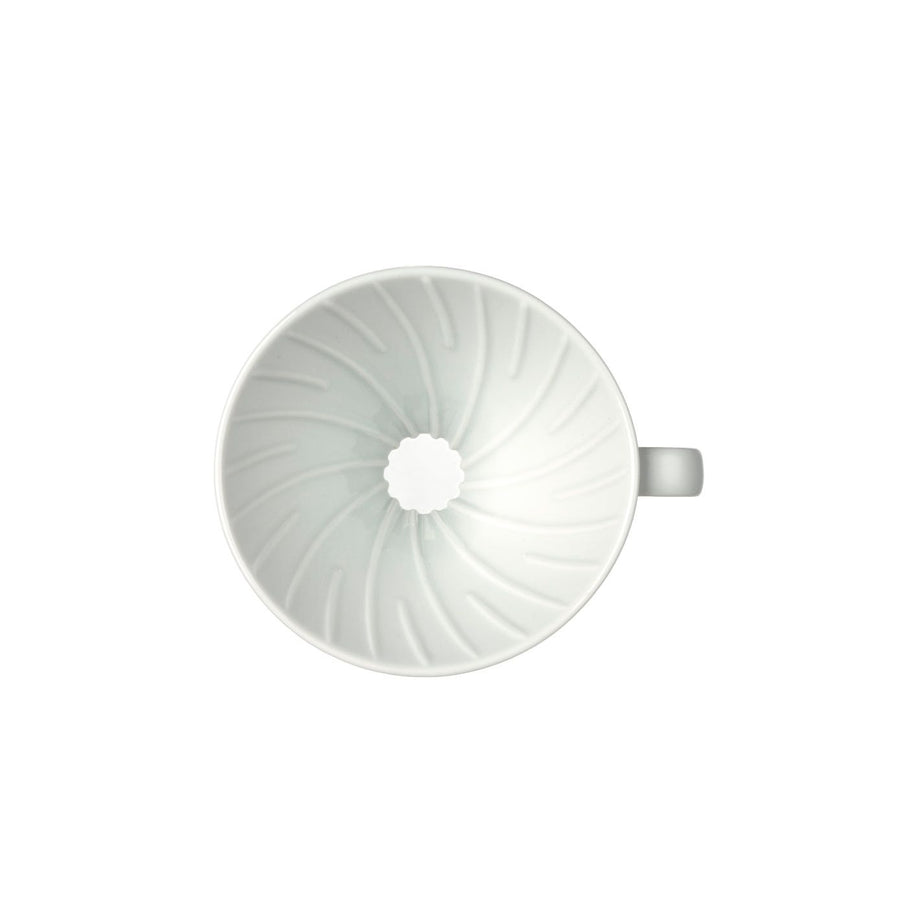 Hario V60-02 Manual Ceramic Brew Dripper - Blanc