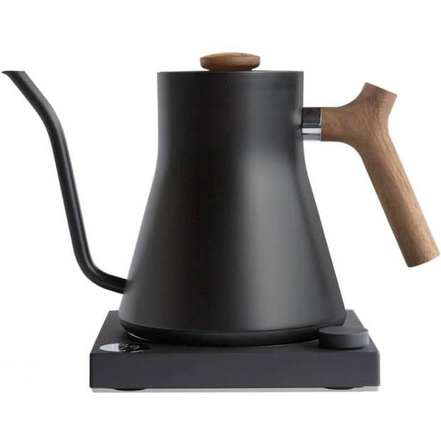 Fellow Stagg EKG Electric Pour Over Kettle - Matte Black / Walnut