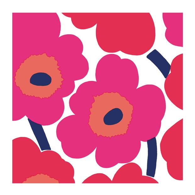 Marimekko Paper Lunch Napkins - UNIKKO Red